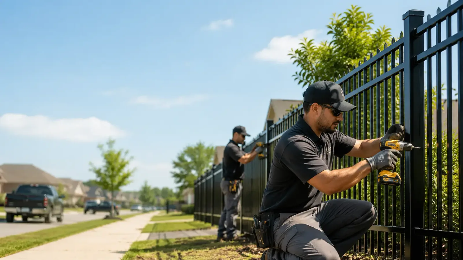 Metal Fence Installation in Fall Branch, TN